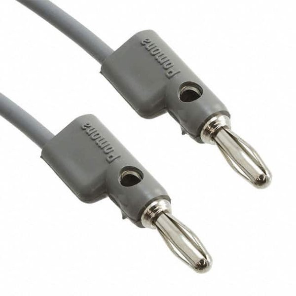 Pomona FLUKE BANANA PLUG PATCH CORD GRAY 1894683 B-24-8